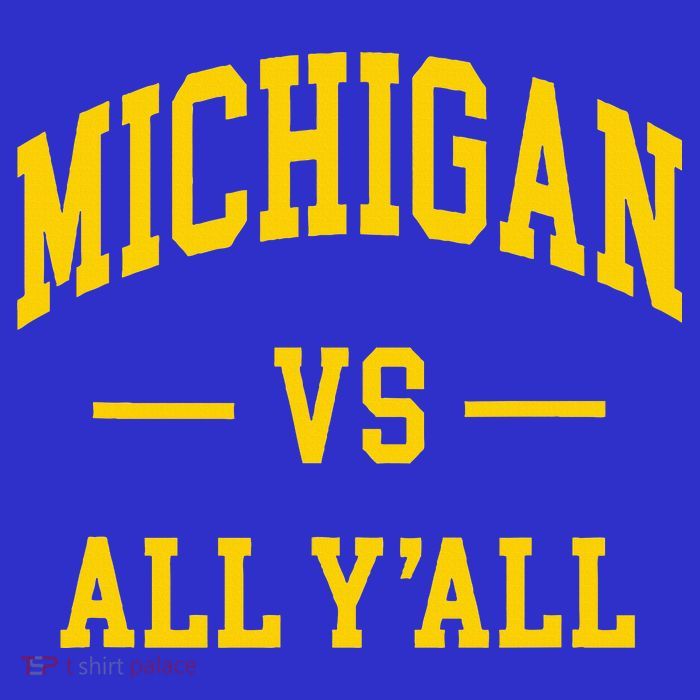 Michigan vs All Y'all  Throwback   Mesh Reversible Basketball Jersey Tank