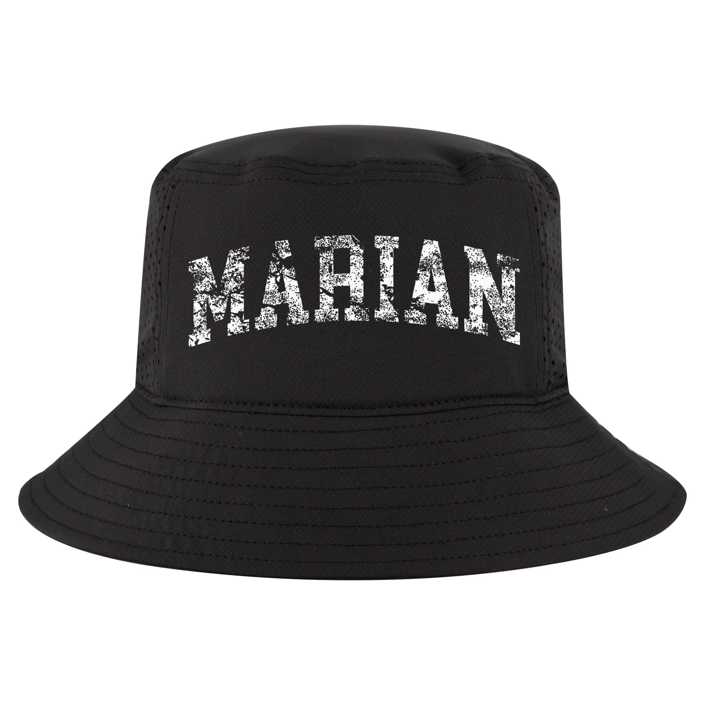 Marian Vintage Arch Logo University Sports Style Cool Comfort Performance Bucket Hat