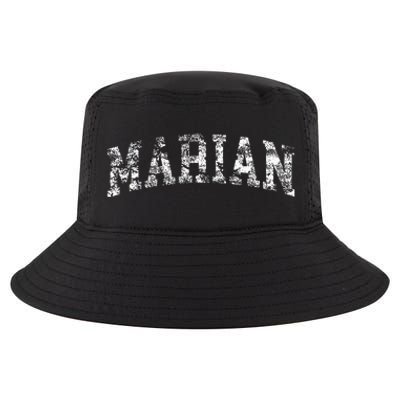 Marian Vintage Arch Logo University Sports Style Cool Comfort Performance Bucket Hat