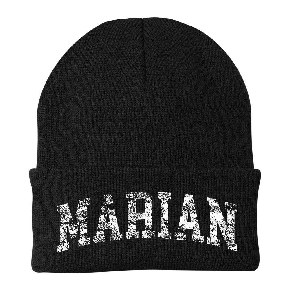 Marian Vintage Arch Logo University Sports Style Beanie