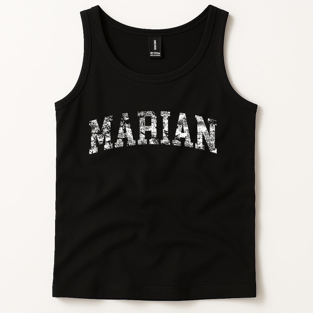 Marian Vintage Arch Logo University Sports Style Tank Top