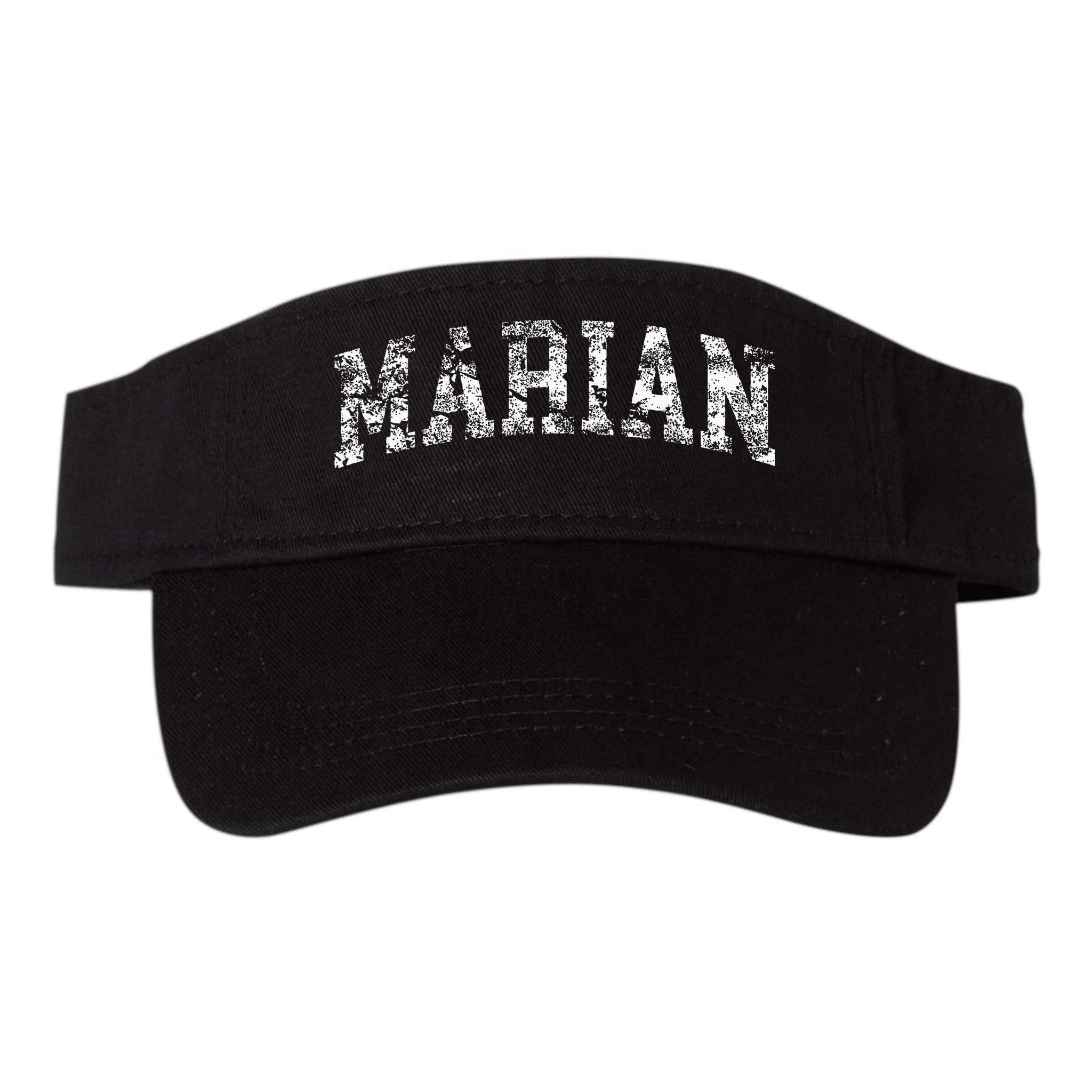 Marian Vintage Arch Logo University Sports Style Visor