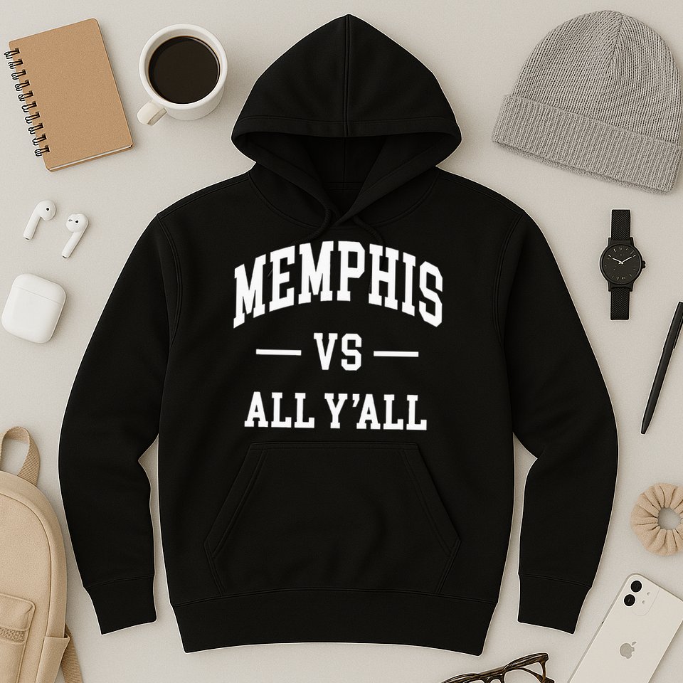 Memphis Vs All YAll Throwback Design Classic Hoodie