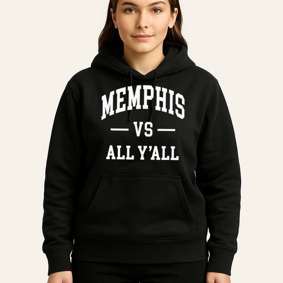 Memphis Vs All YAll Throwback Design Classic Hoodie