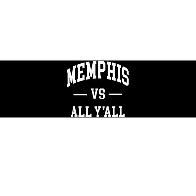 Memphis Vs All YAll Throwback Design Classic Bumper Sticker