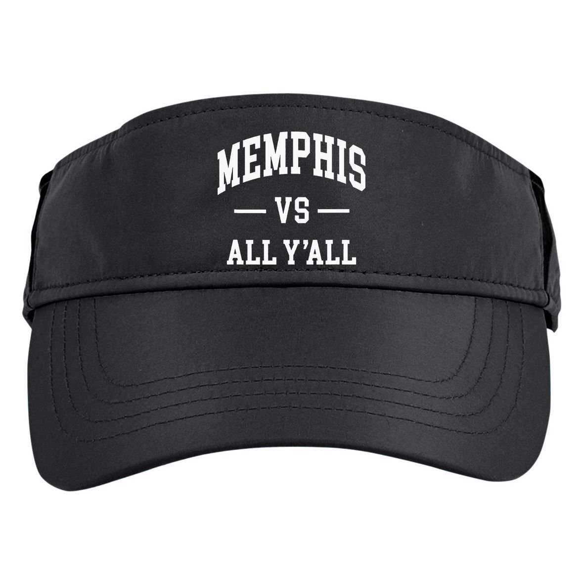 Memphis Vs All YAll Throwback Design Classic Adult Drive Performance Visor