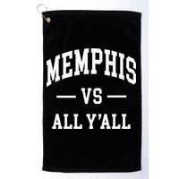 Memphis Vs All YAll Throwback Design Classic Golf Towel