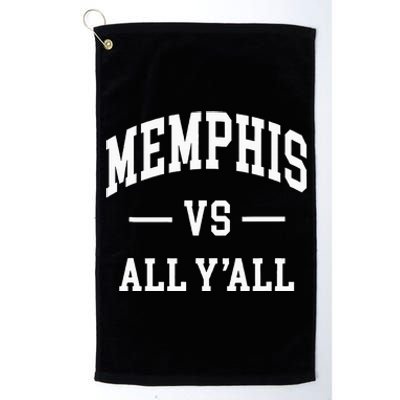 Memphis Vs All YAll Throwback Design Classic Platinum Collection Golf Towel