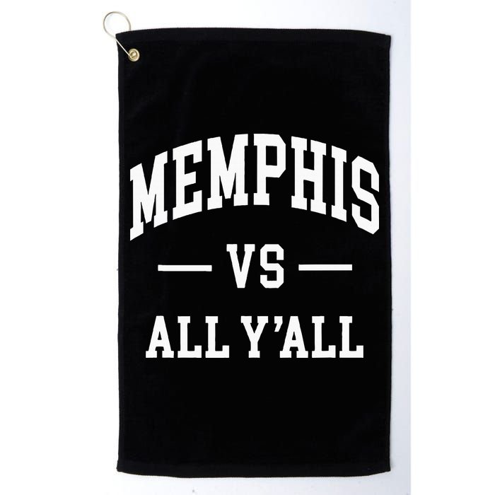 Memphis Vs All YAll Throwback Design Classic Golf Towel