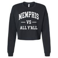Memphis Vs All YAll Throwback Design Classic Cropped Pullover Crew