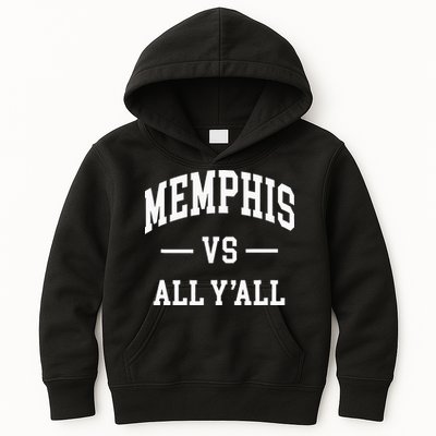 Memphis Vs All YAll Throwback Design Classic Kids Hoodie