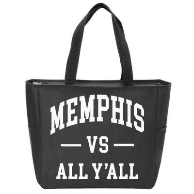 Memphis Vs All YAll Throwback Design Classic Zip Tote Bag