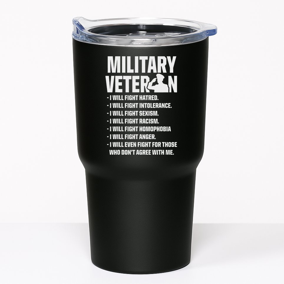 Military Veterans Against Trump 2020 Fight Usa Election Tumbler