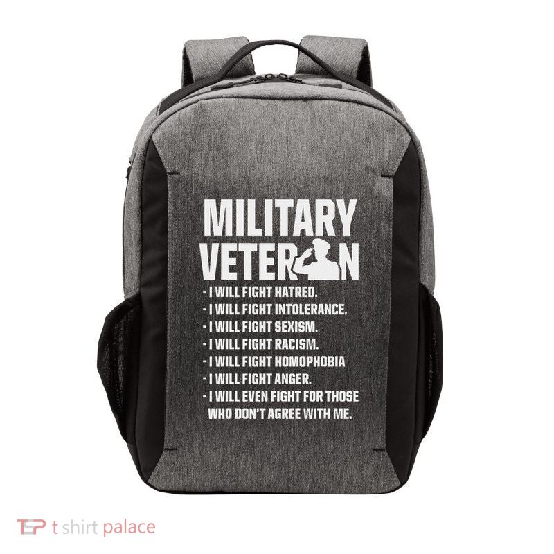 Military Veterans Against Trump 2020 Fight Usa Election Vector Backpack