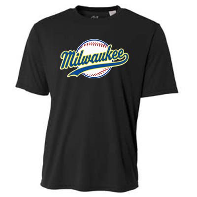 Milwaukee Vintage Baseball Throwback Cooling Performance Crew T-Shirt