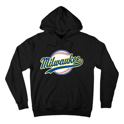 Milwaukee Vintage Baseball Throwback Hoodie