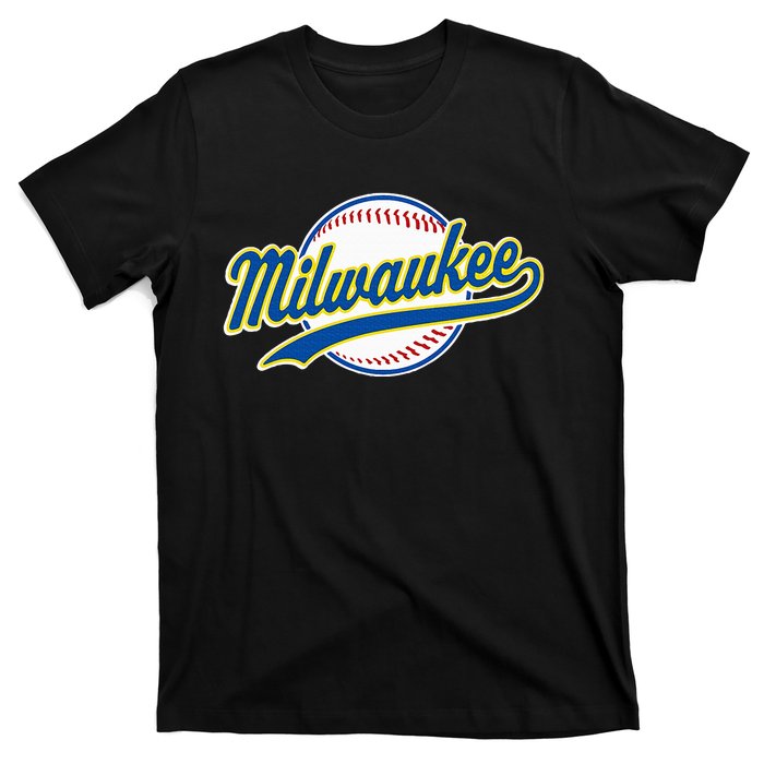 Milwaukee Vintage Baseball Throwback T-Shirt