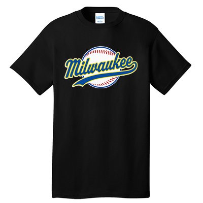 Milwaukee Vintage Baseball Throwback Tall T-Shirt