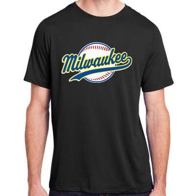 Milwaukee Vintage Baseball Throwback Adult ChromaSoft Performance T-Shirt