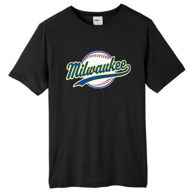 Milwaukee Vintage Baseball Throwback Tall Fusion ChromaSoft Performance T-Shirt