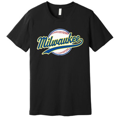 Milwaukee Vintage Baseball Throwback Premium T-Shirt