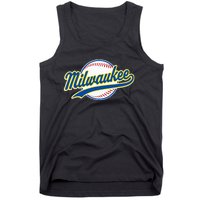 Milwaukee Vintage Baseball Throwback Tank Top