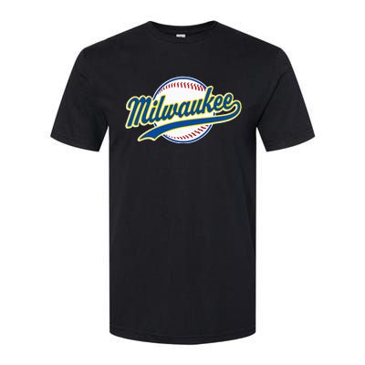 Milwaukee Vintage Baseball Throwback Softstyle CVC T-Shirt