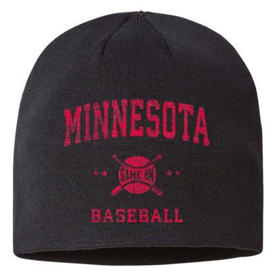 Minnesota Vintage Baseball Throwback Sustainable Beanie