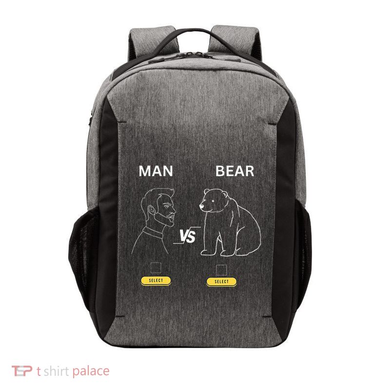Man V Bear Debate Team Bear 4b Movement Safety Vector Backpack