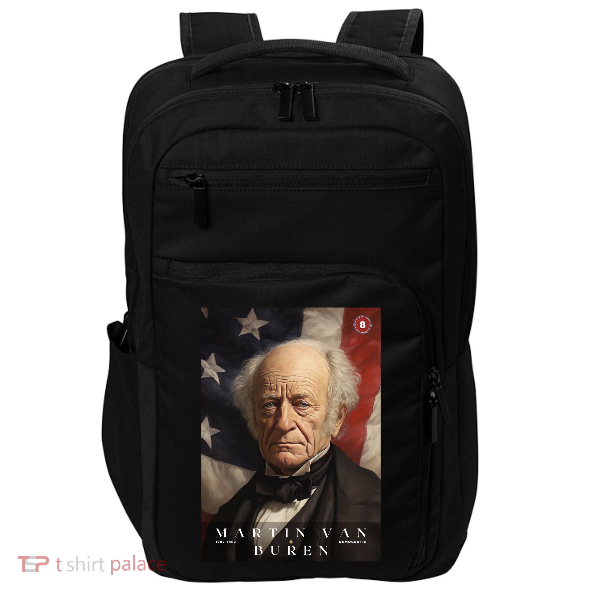 Martin Van Buren 8th President Of The United States Portrait Impact Tech Backpack