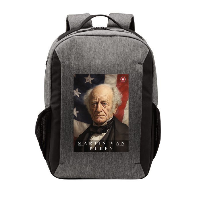 Martin Van Buren 8th President Of The United States Portrait Vector Backpack