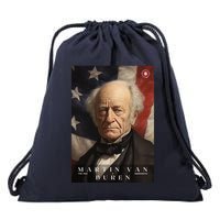 Martin Van Buren 8th President Of The United States Portrait Drawstring Bag