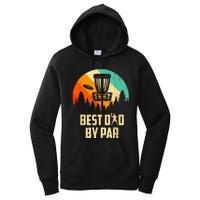 Men Vintage Best Dad By Par Disc Golf Dad Fathers Day Women's Pullover Hoodie