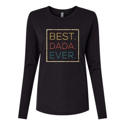 Mens Vintage Best Dada Ever Funny Father's Day Womens Cotton Relaxed Long Sleeve T-Shirt