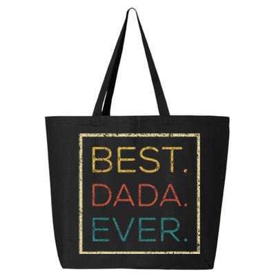 Mens Vintage Best Dada Ever Funny Father's Day 25L Jumbo Tote