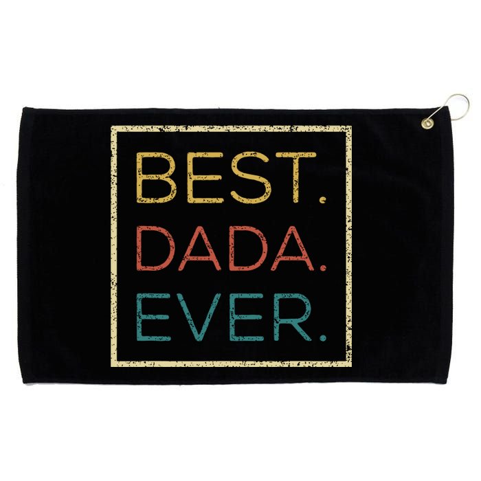 Mens Vintage Best Dada Ever Funny Father's Day Grommeted Golf Towel