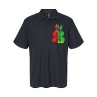 Multicolored Violins Birthday Gift For Musicians Softstyle Adult Sport Polo