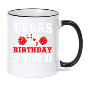 Matching Vegas Birthday Squad Las Vegas Birthday Party 11oz Black Color Changing Mug