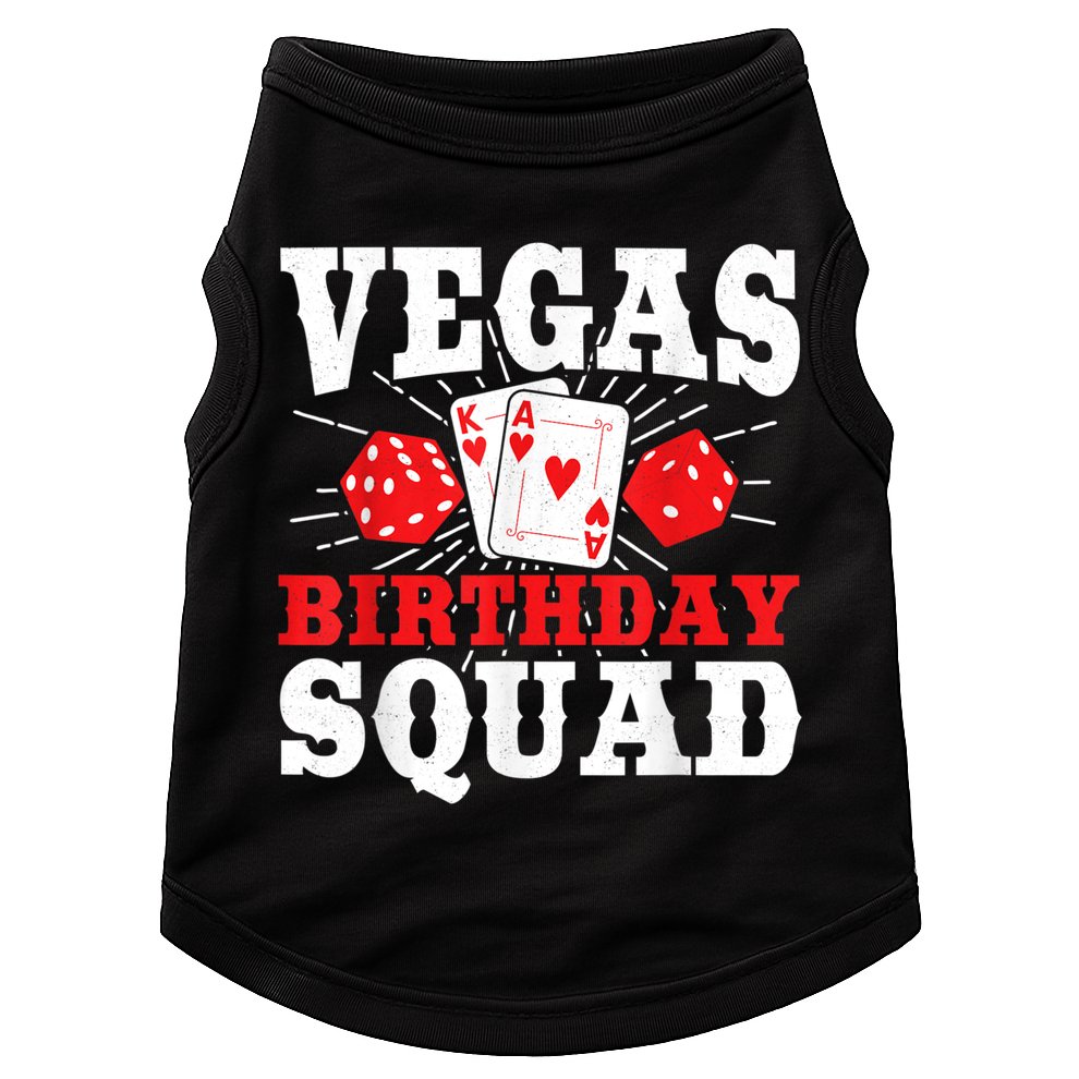 Matching Vegas Birthday Squad Las Vegas Birthday Party Doggie Tank