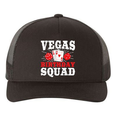 Matching Vegas Birthday Squad Las Vegas Birthday Party Yupoong Adult 5-Panel Trucker Hat