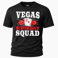 Matching Vegas Birthday Squad Las Vegas Birthday Party Cooling Performance Crew T-Shirt