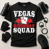 Matching Vegas Birthday Squad Las Vegas Birthday Party Cooling Performance Crew T-Shirt