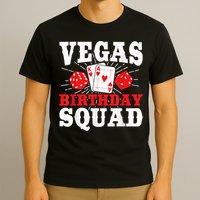 Matching Vegas Birthday Squad Las Vegas Birthday Party T-Shirt