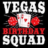 Matching Vegas Birthday Squad Las Vegas Birthday Party Button