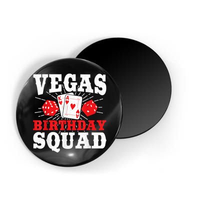 Matching Vegas Birthday Squad Las Vegas Birthday Party Magnet