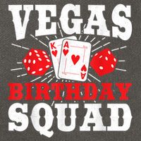Matching Vegas Birthday Squad Las Vegas Birthday Party Cotton Canvas Backpack