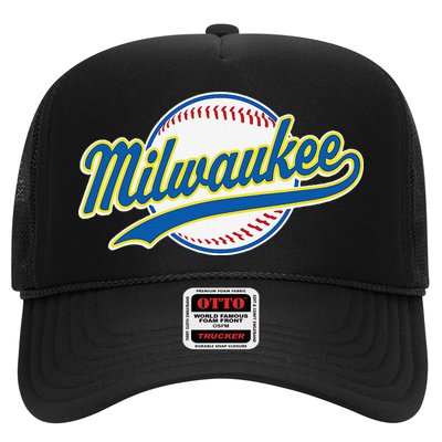 Milwaukee Vintage Baseball Throwback Retro Design Hat