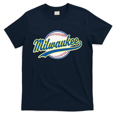 Milwaukee Vintage Baseball Throwback Retro Design T-Shirt