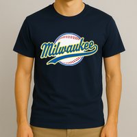 Milwaukee Vintage Baseball Throwback Retro Design T-Shirt
