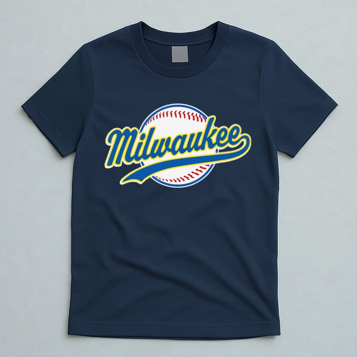 Milwaukee Vintage Baseball Throwback Retro Design T-Shirt